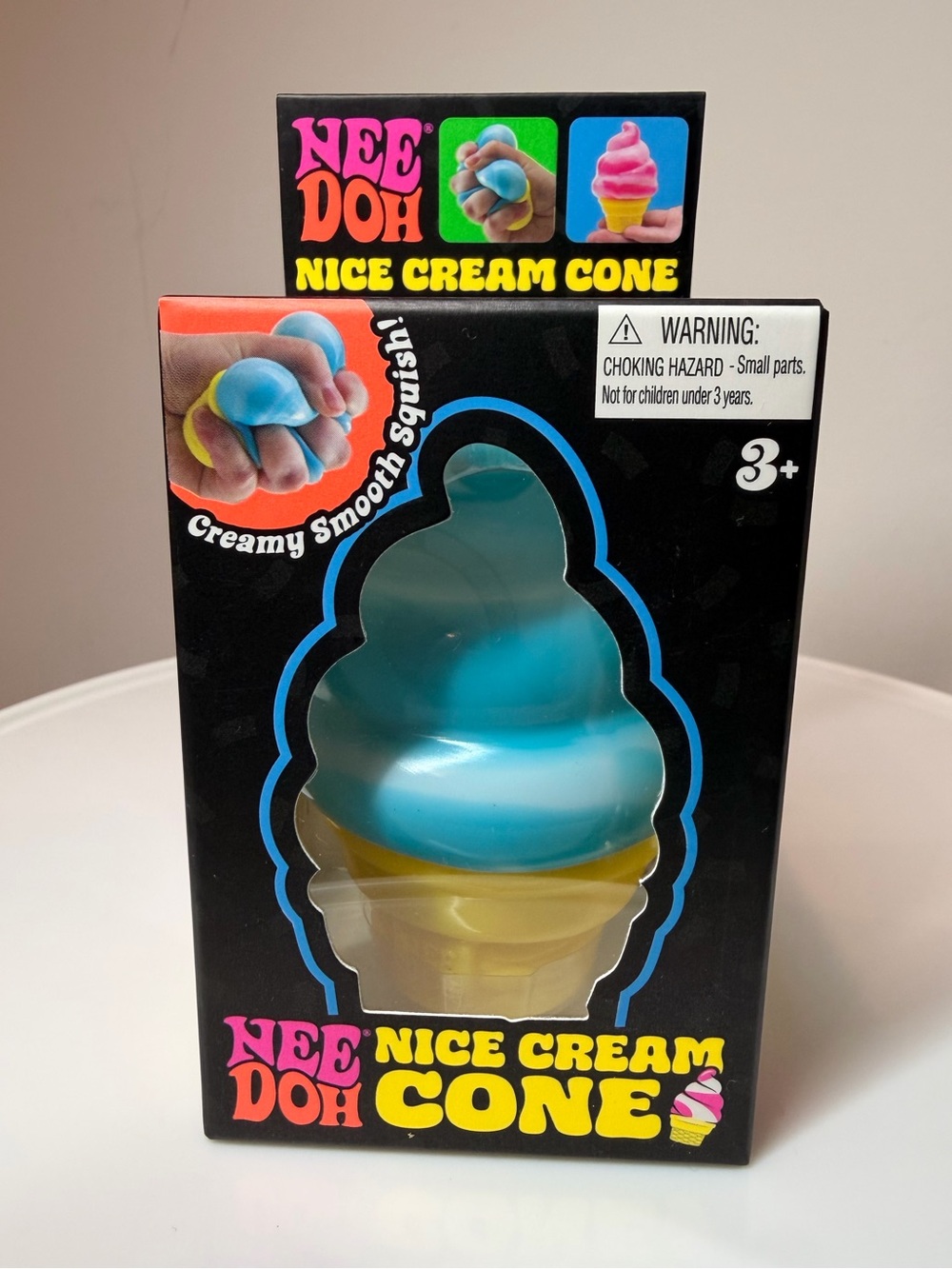 NeeDoh Nice Cream Cone - Blue - Ships fast!